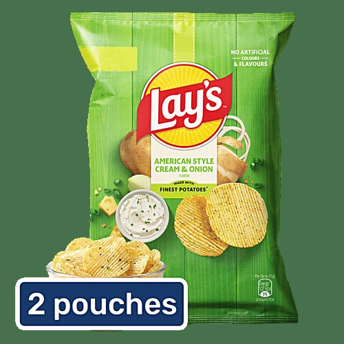 American Style Cream & Onion Potato Chips