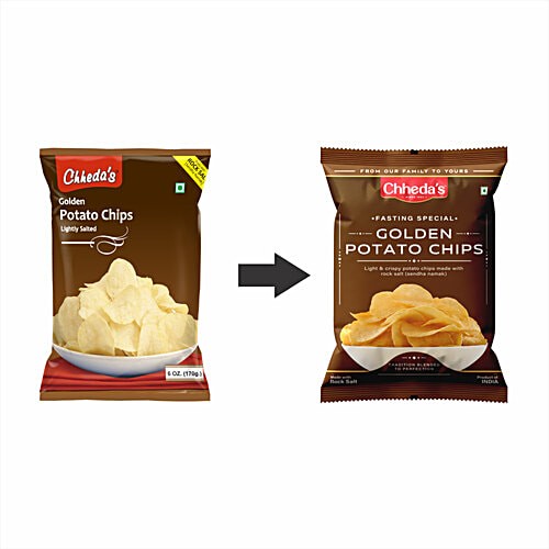 Golden Salted Potato Chips