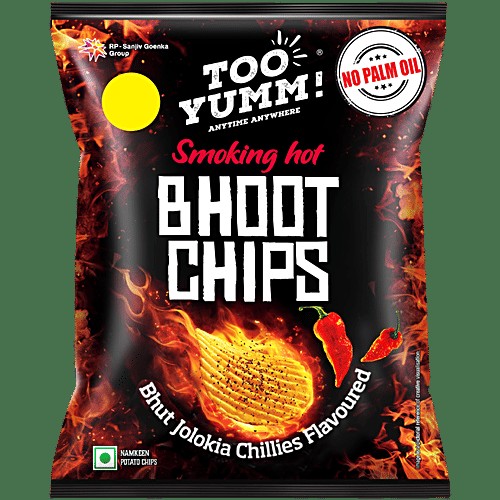 Smoking Hot Bhut Jolokia Chillies Flavoured Bhoot Chips