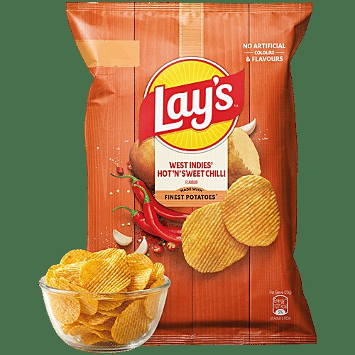 West Indies' Hot 'N' Sweet Chilli Potato Chips