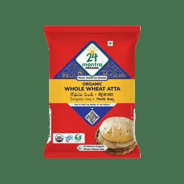 24 Mantra Organic Premium Whole Wheat Atta