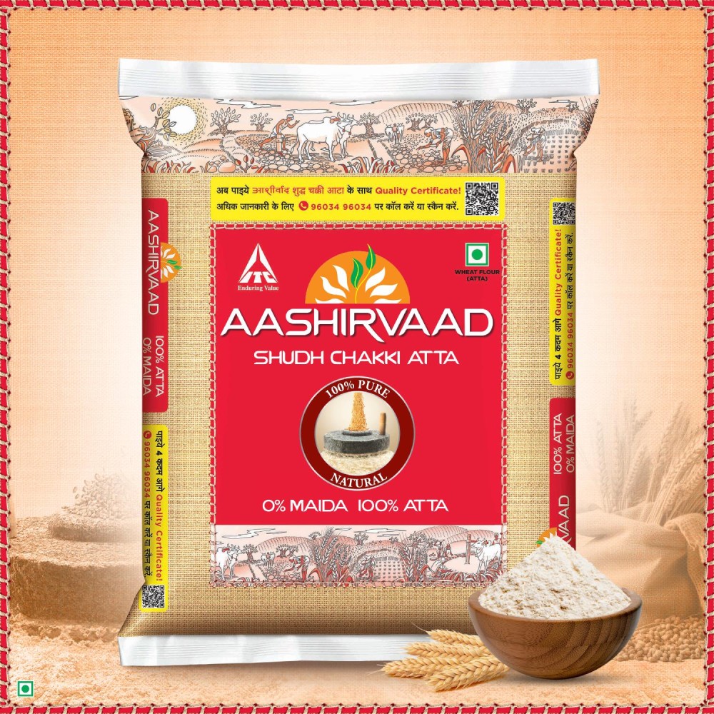 Aashirvaad Shudh Chakki Atta (100% Atta, 0% Maida)