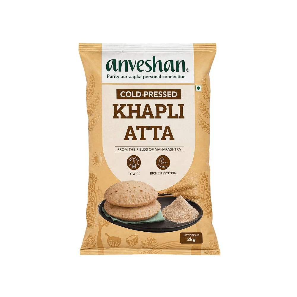 Anveshan Cold Pressed Khapli Wheat Atta