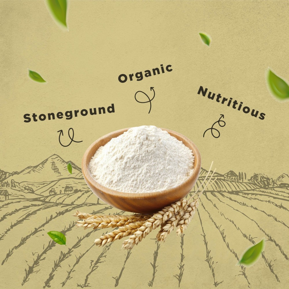 Bharat Organics Whole Wheat Organic Atta