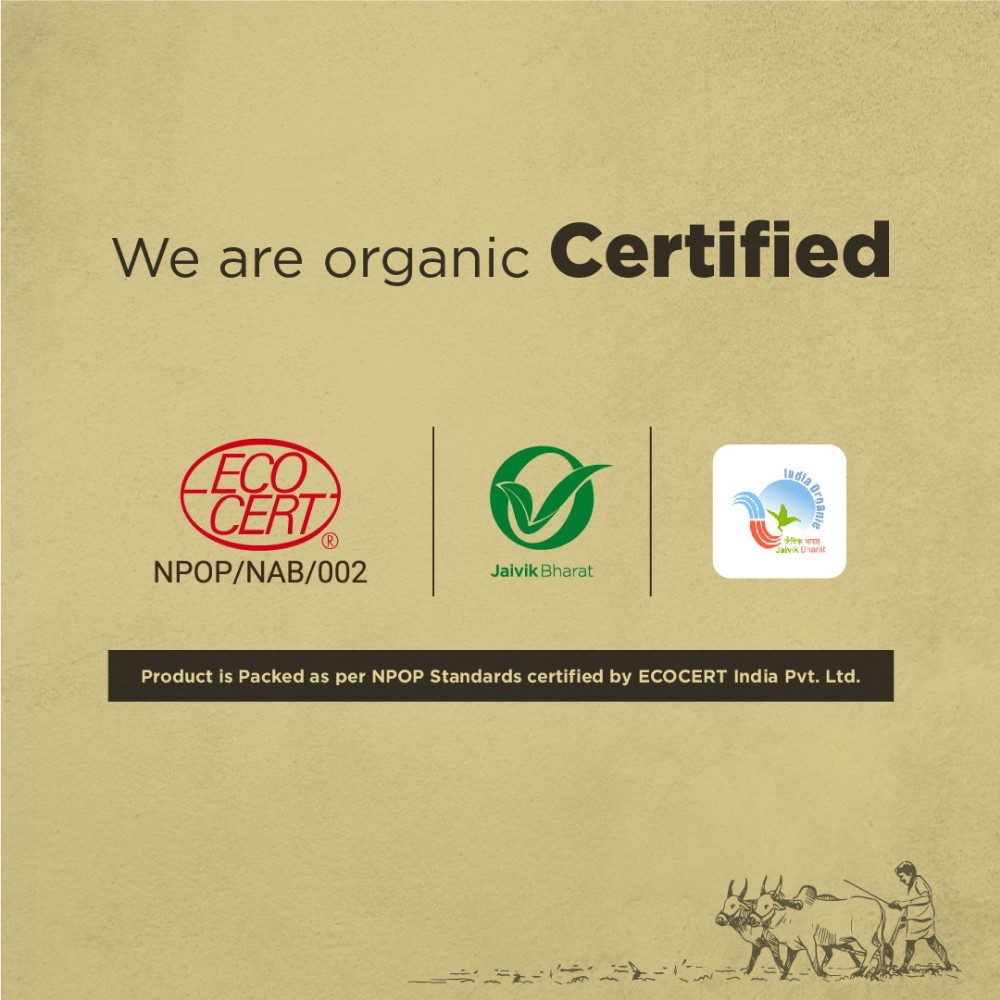 Bharat Organics Whole Wheat Organic Atta