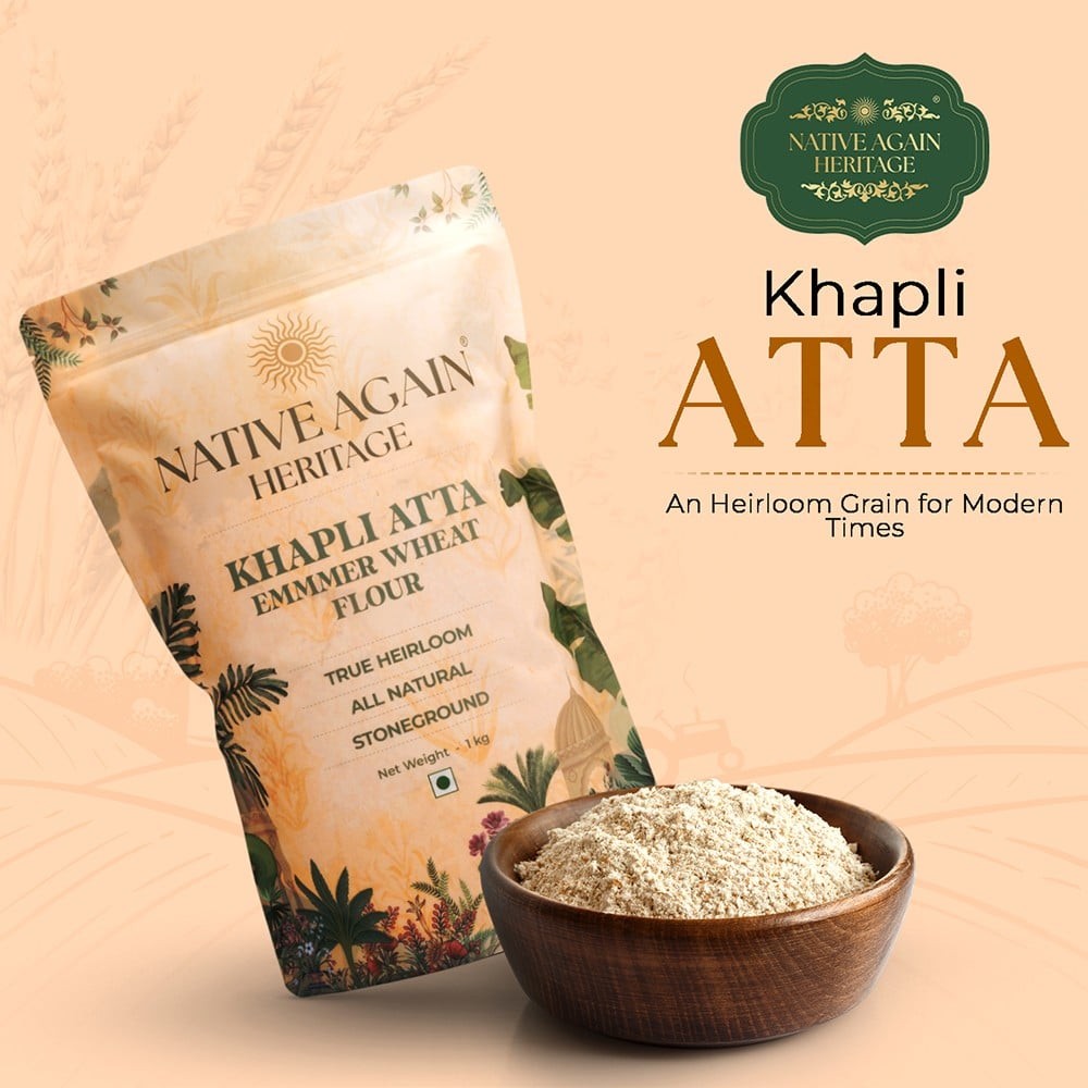 Native Again Heritage Khapli Wheat Atta