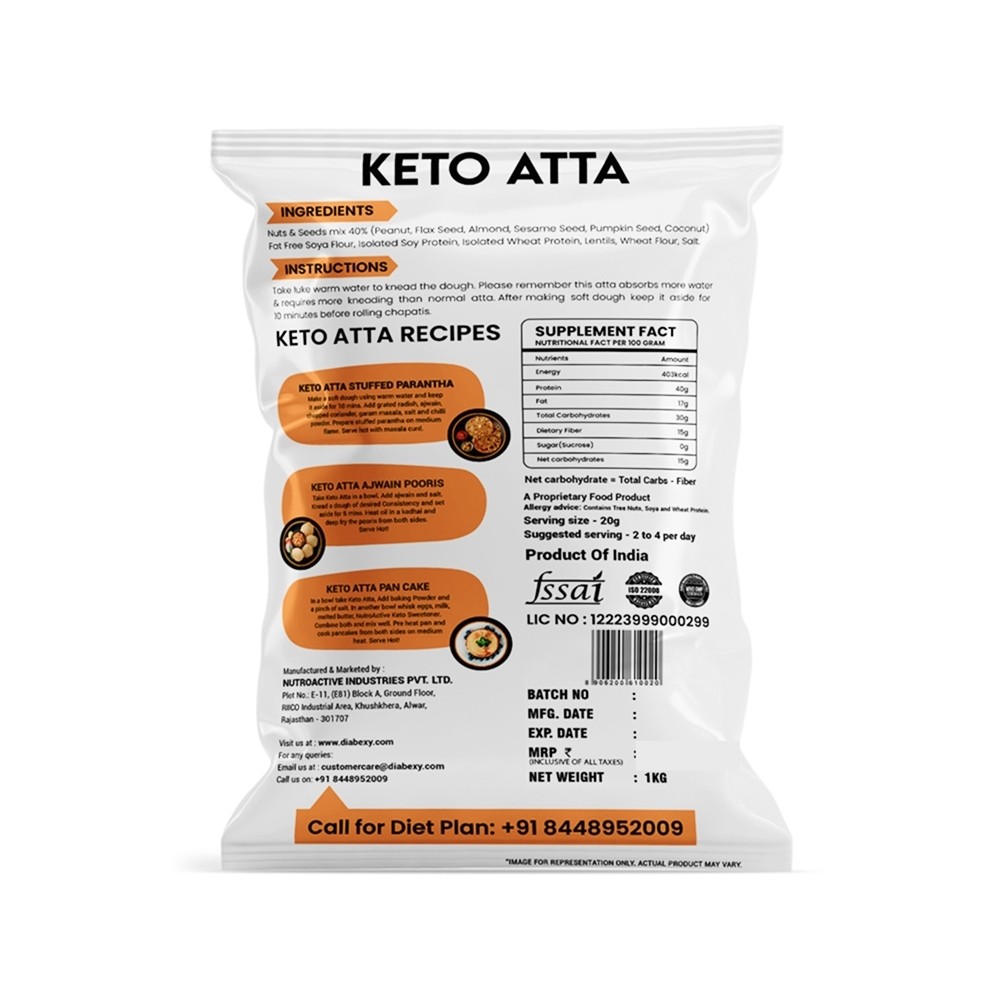 Nutroactive Keto Ultra Low Carb Atta / Flour