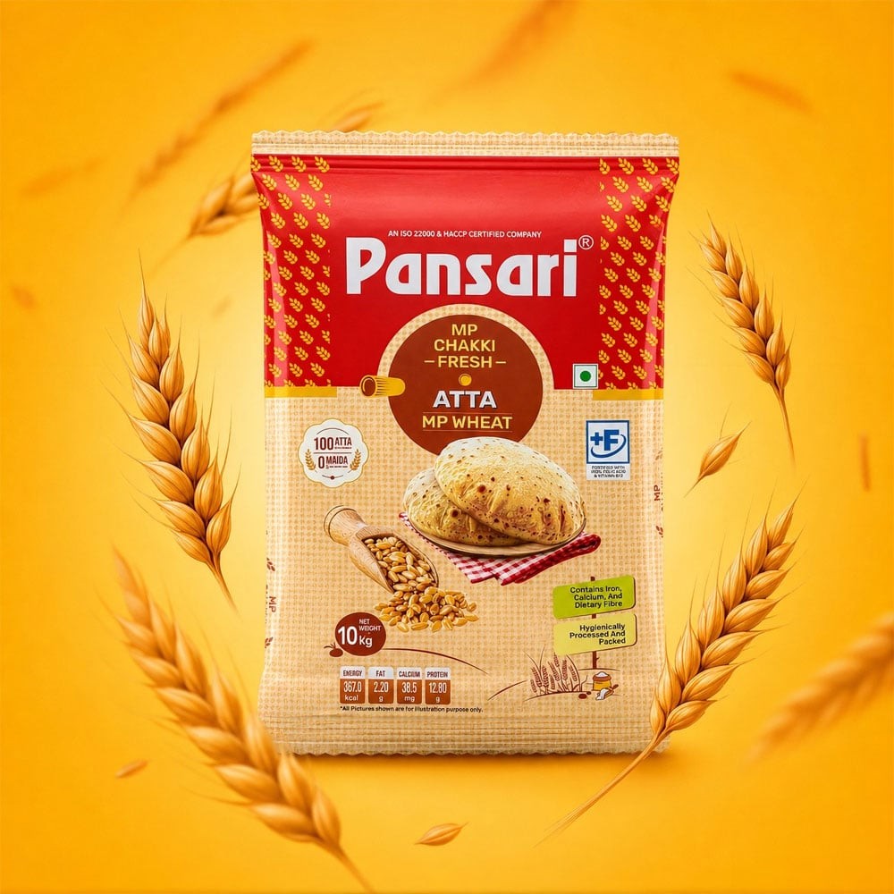 Pansari Fresh Chakki Atta (0% Maida)