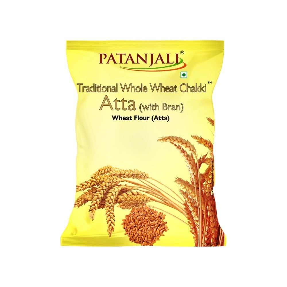 Patanjali Whole Wheat Chakki Atta (with Bran)