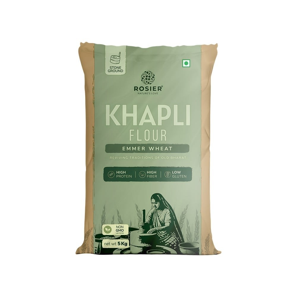 Rosier Stoneground Organic Khapli Wheat Atta