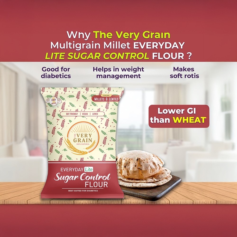 The Very Grain Sugar Control Multigrain Atta