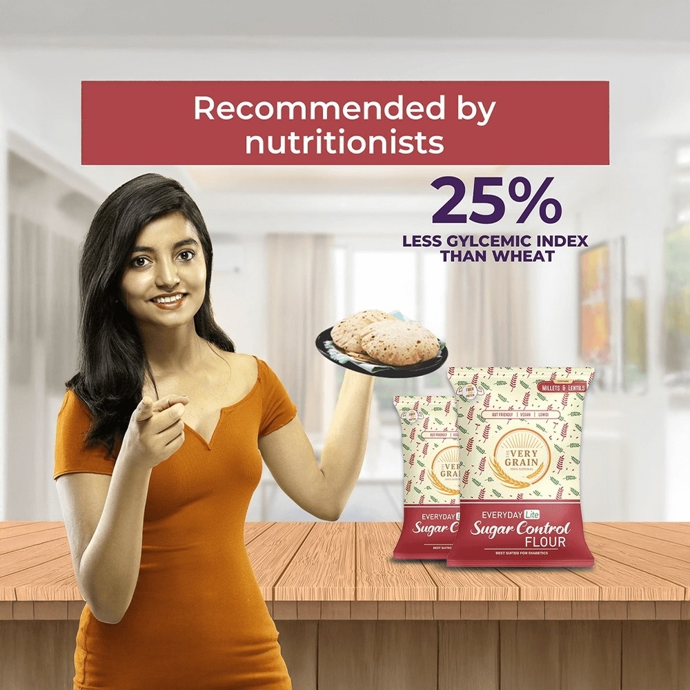 The Very Grain Sugar Control Multigrain Atta