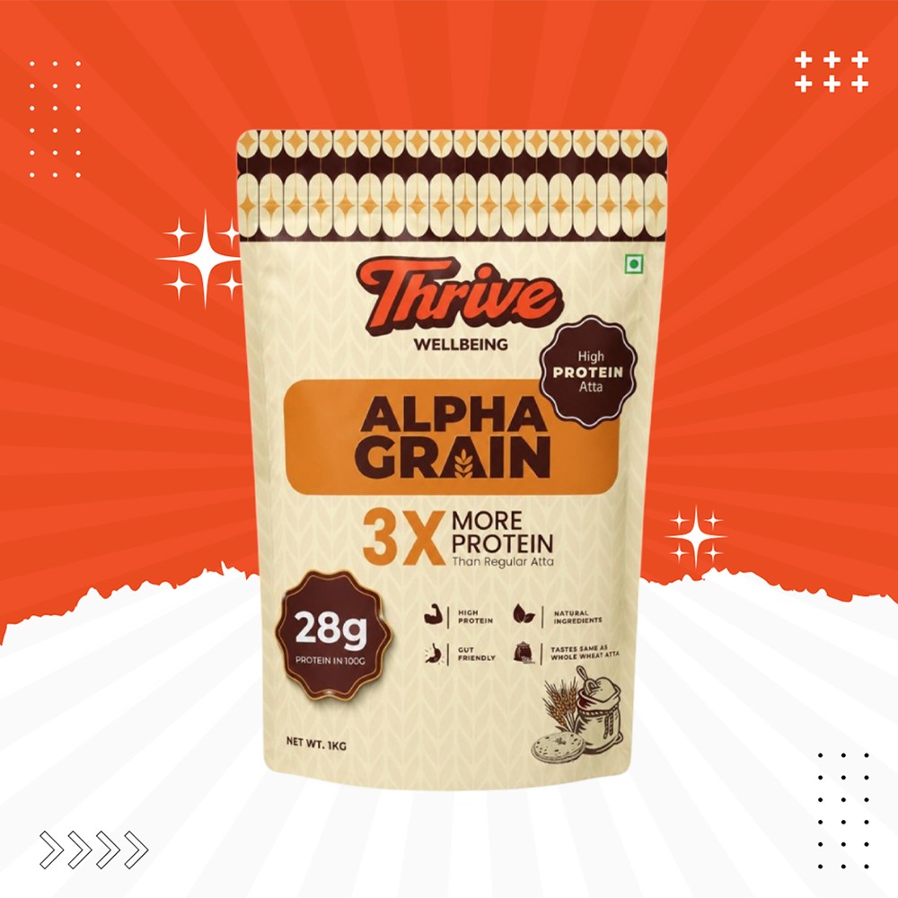 Thrive Wellbeing AlphaGrain High Protein Atta