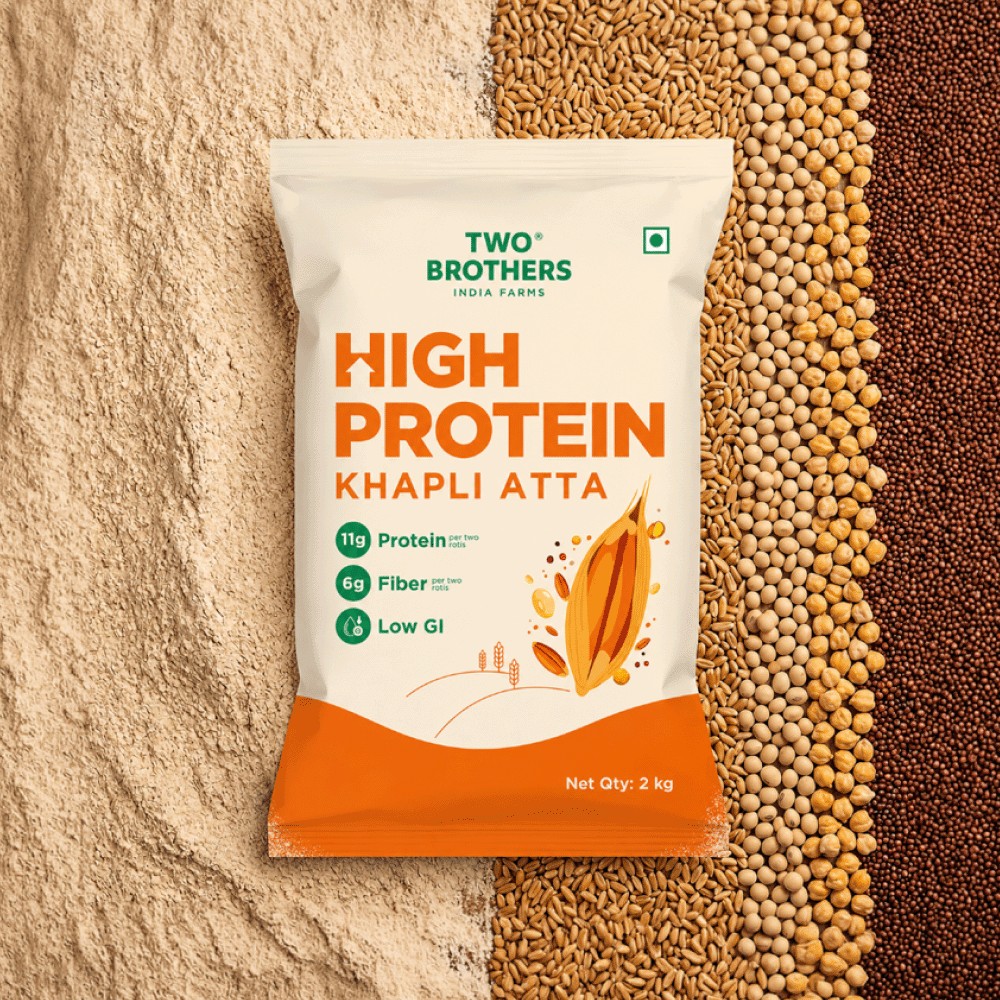 Two Brothers High Protein Khapli Wheat Atta
