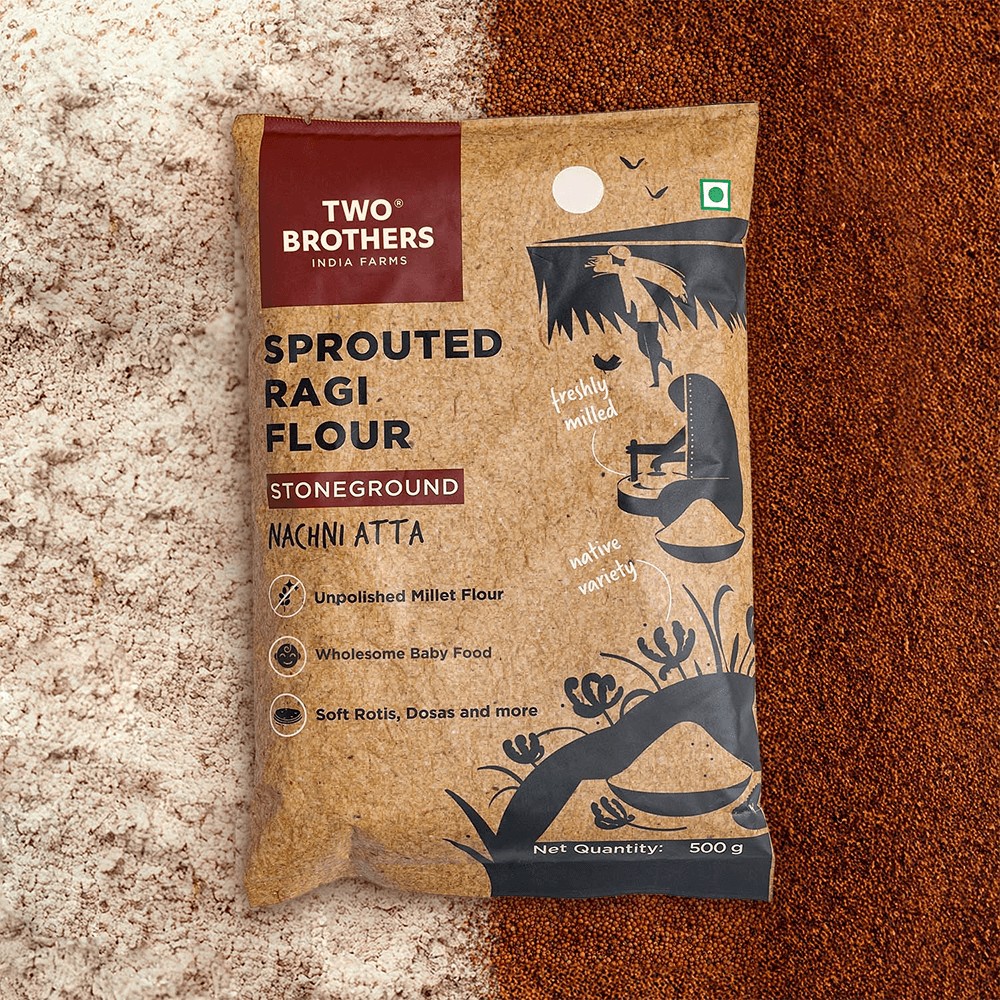 Two Brothers Ragi Flour (Sprouted Nachni Atta)