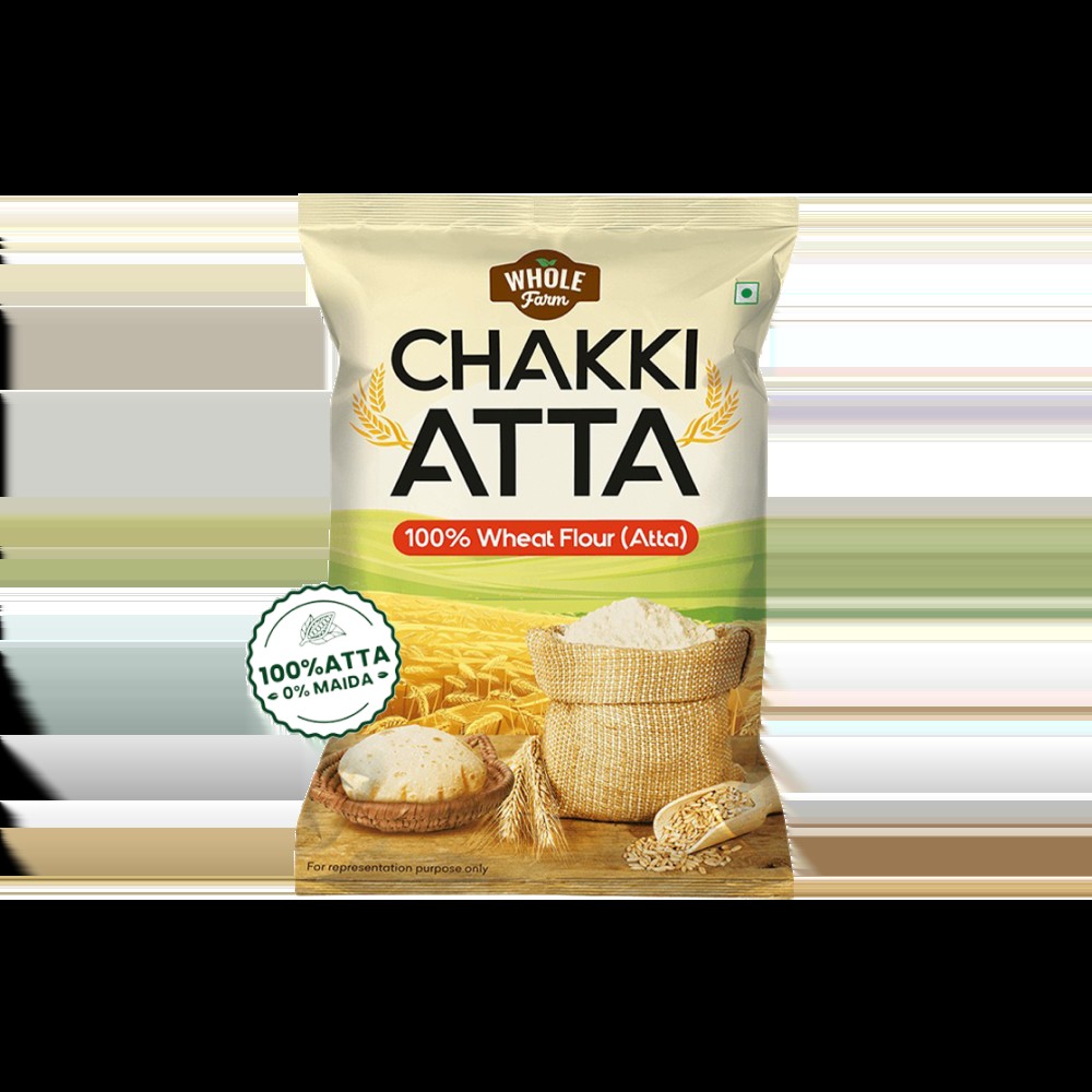 Whole Farm Chakki Atta (100% Atta, 0% Maida)