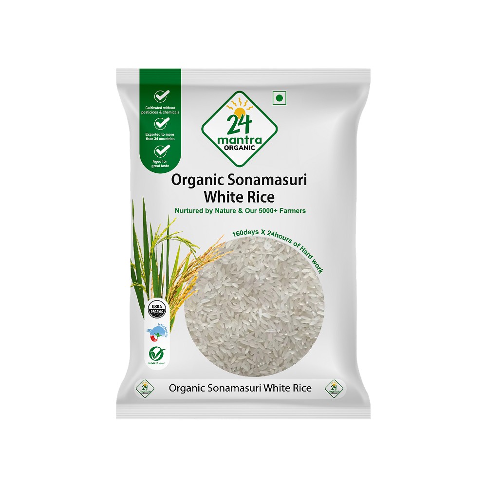 24 Mantra Organic White Sonamasuri Rice