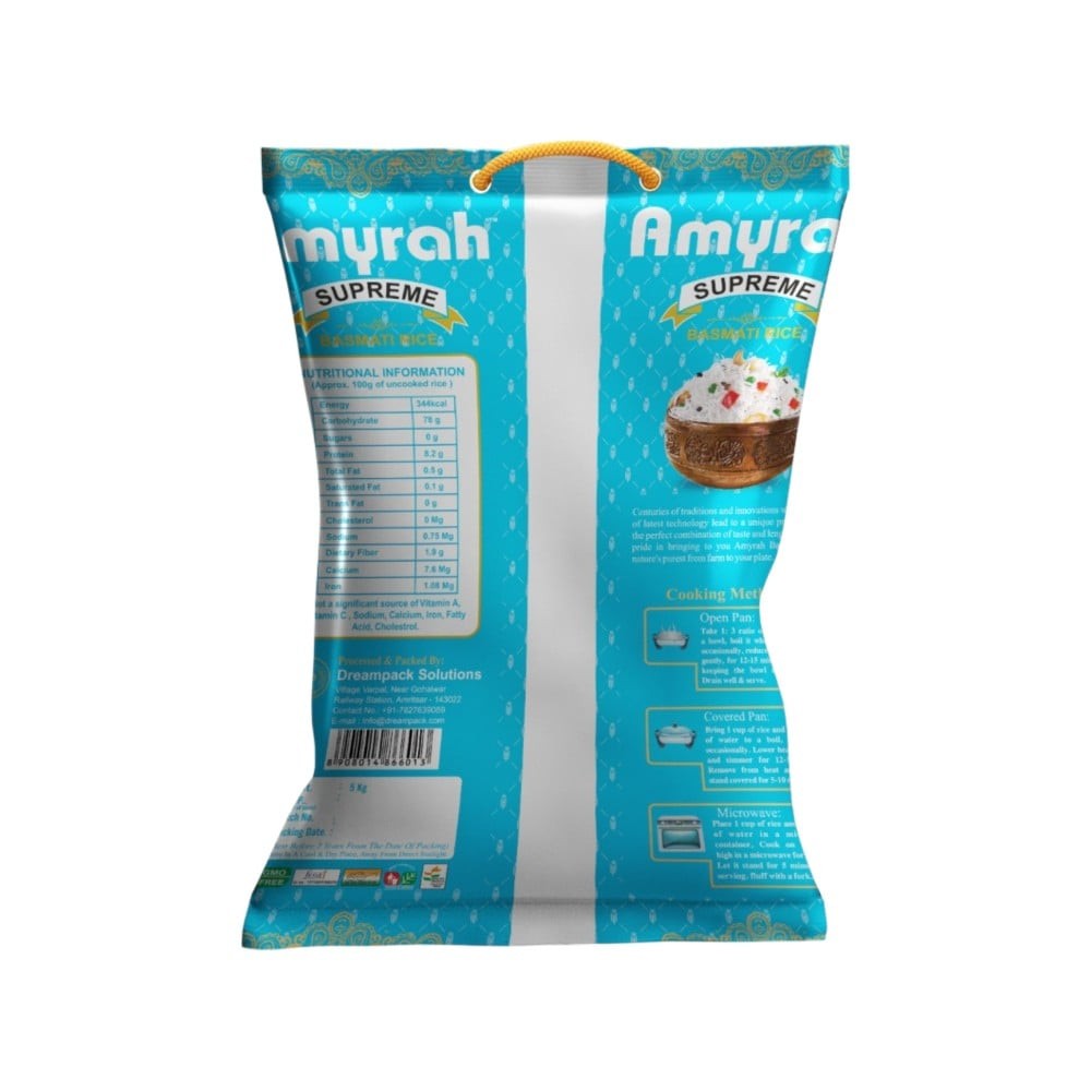 Amyrah Supreme Biryani Basmati Rice (Extra Long Grain)