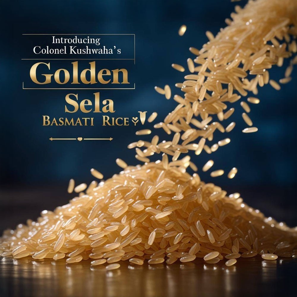 Colonel KUSHWAHA'S Golden Sela Basmati Rice (Long Grain)