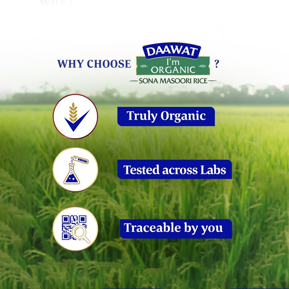 Daawat I'm Organic Sonamasuri Rice (Rice)