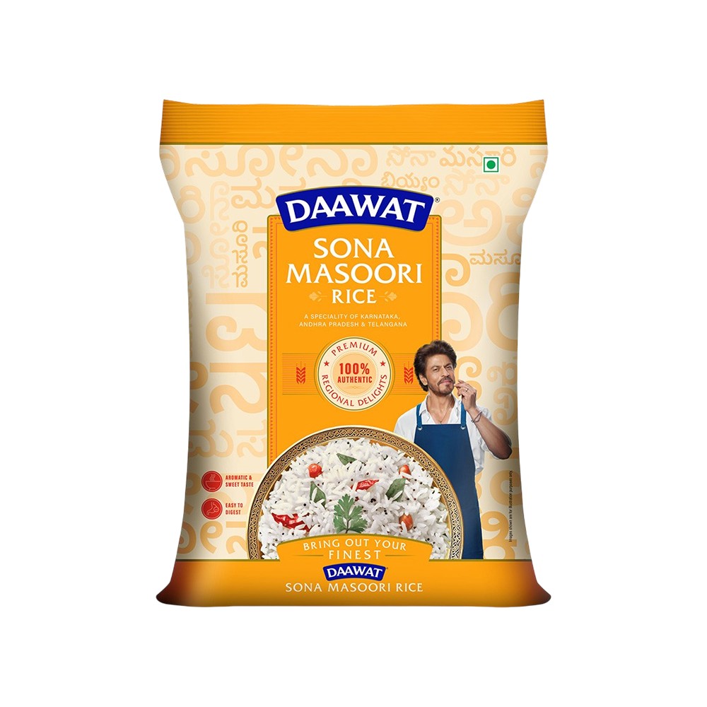 Daawat Raw Sonamasuri Rice (Medium Grain)