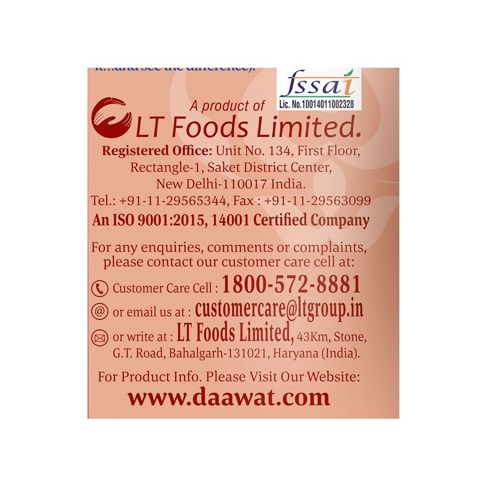 Daawat Super Basmati Rice (Extra Long Grain) - Pack of 2