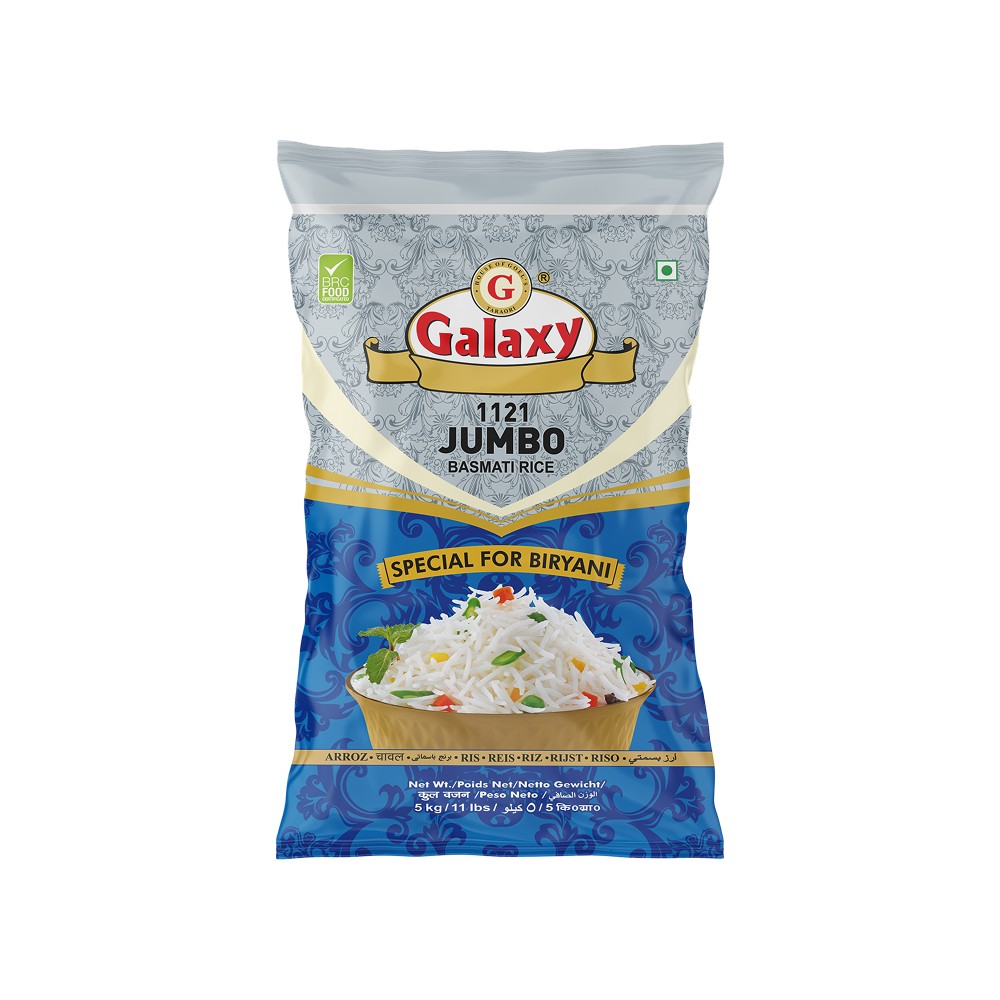 Galaxy 1121 Jumbo Basmati Rice (Extra Long Grain)