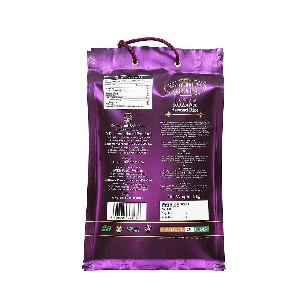 Golden Grain Rozana Basmati Rice