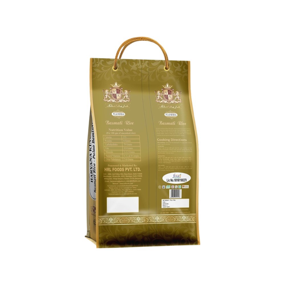 Haryana King Pulao Bemisal Basmati Rice (Long Grain)