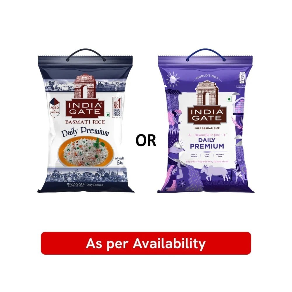 India Gate Daily Premium Basmati Rice (Long Grain)