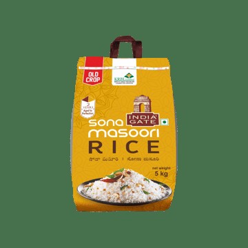 India Gate Raw Sonamasuri Rice (Medium Grain)