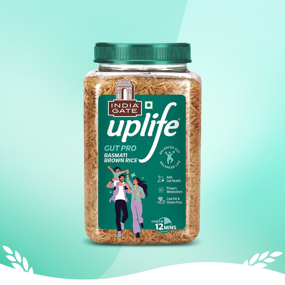 India Gate Uplife Gut Pro Brown Basmati Rice (Long Grain)
