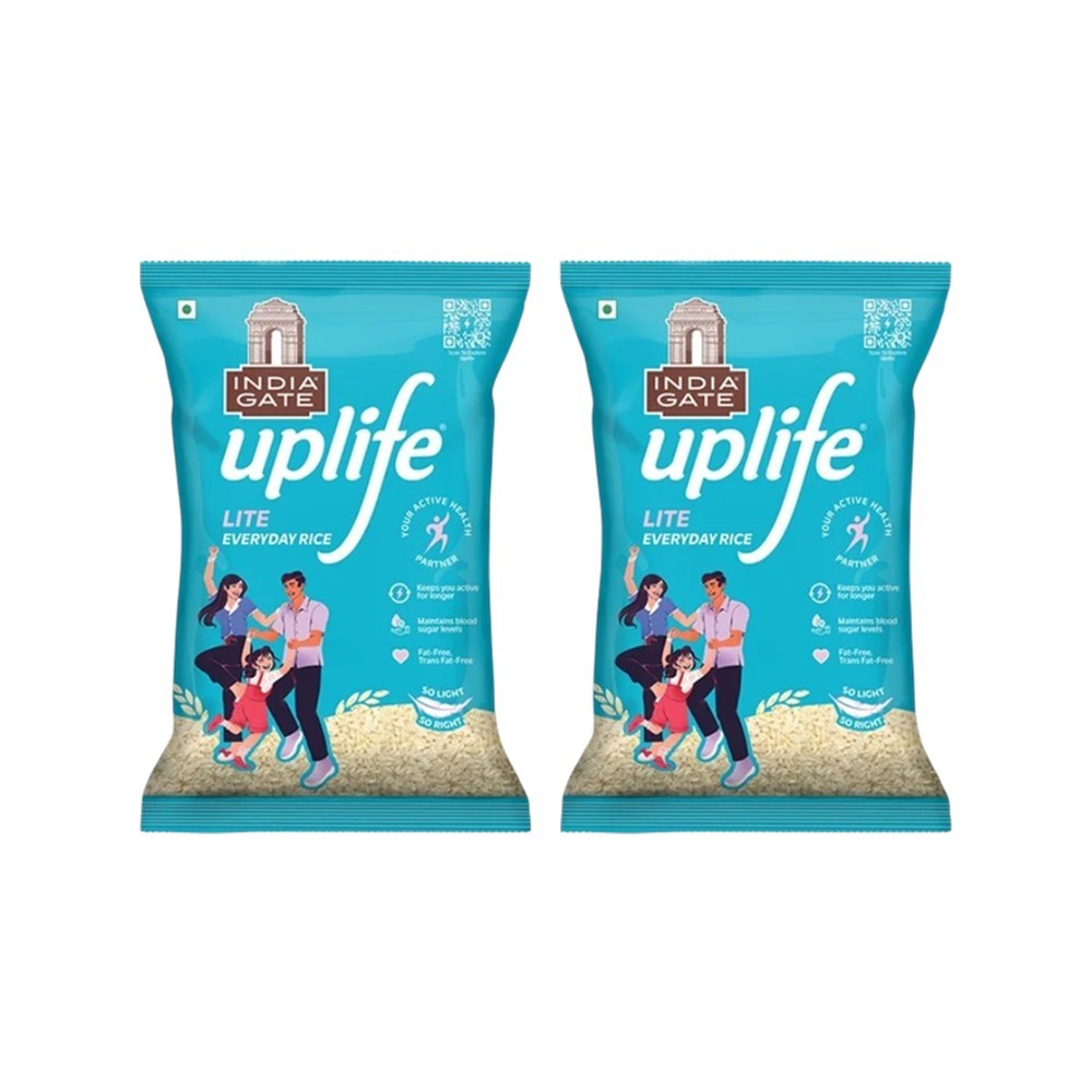 India Gate Uplife Lite Everyday Rice - Pack of 2
