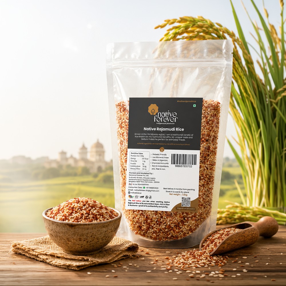 Native Forever Rajamudi Red Rice