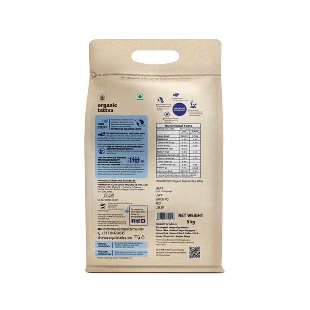 Organic Tattva Traditional Organic Basmati Rice