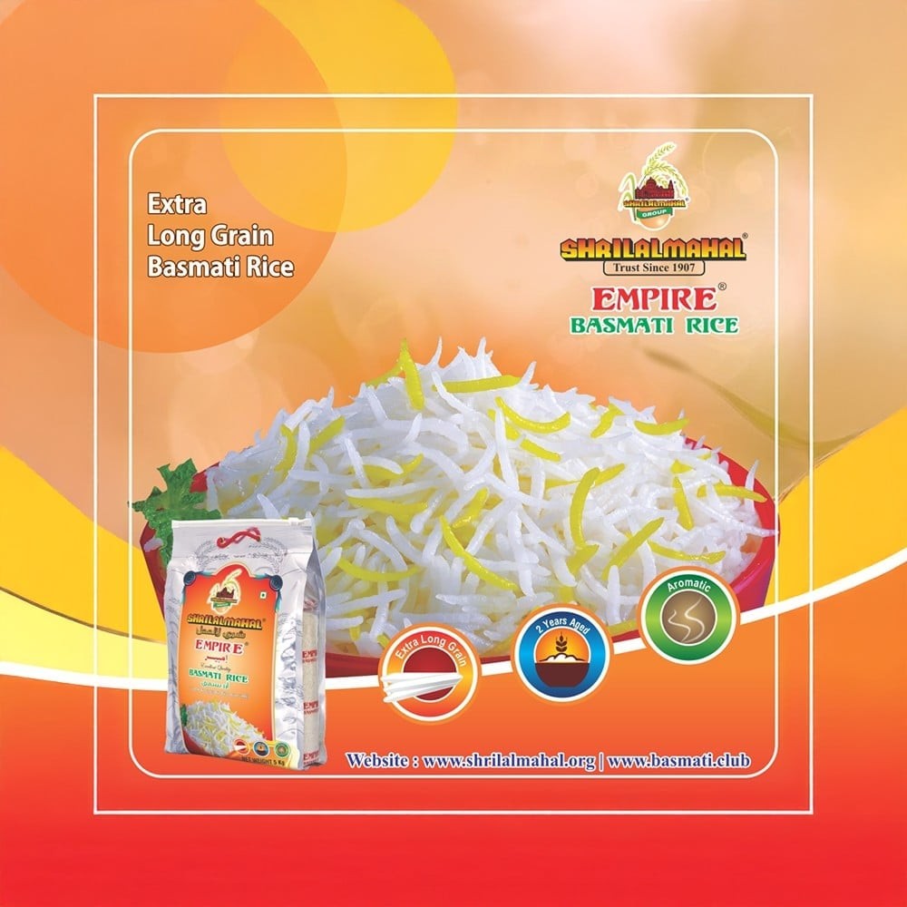 Shrilalmahal Empire Basmati Rice (Extra Long Grain)