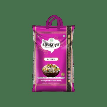 Shukriya Lotus Basmati Rice (Extra Long Grain)