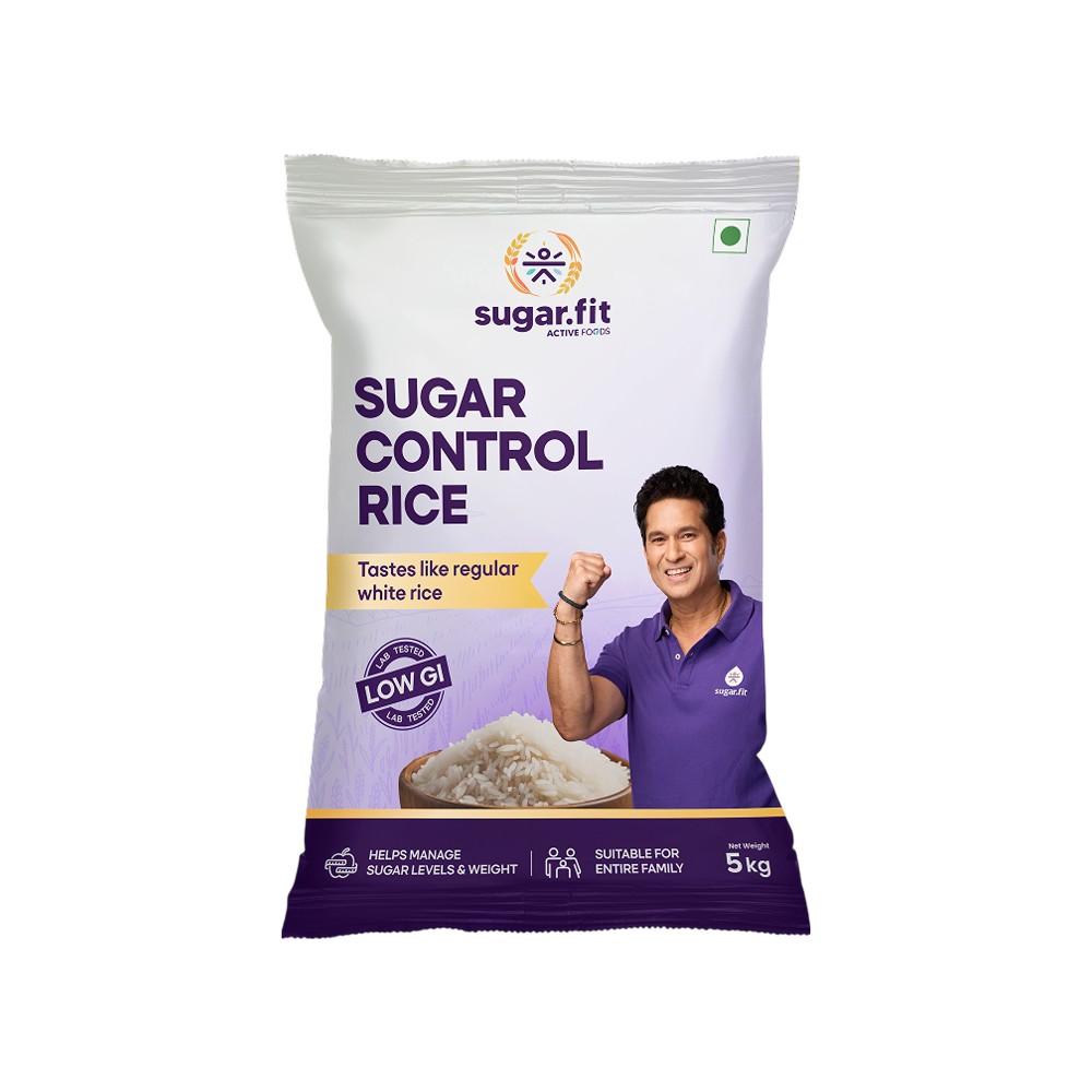 Sugarfit Sugar Control Sonamasuri Rice (Medium Grain)