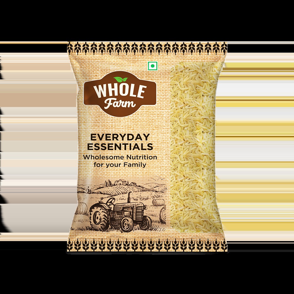 Whole Farm Premium Golden Basmati Sella Rice (Long Grain)