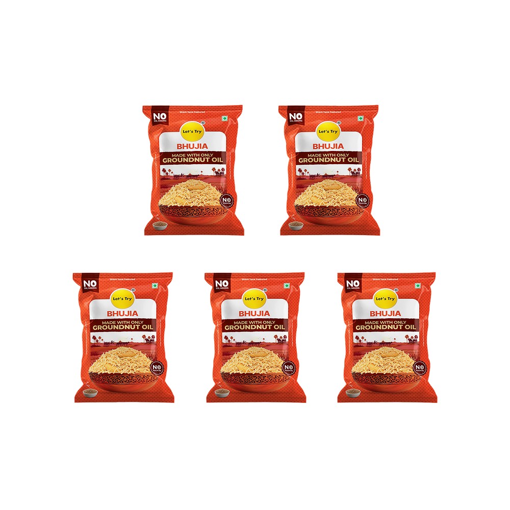 Let's Try Bhujia Packs