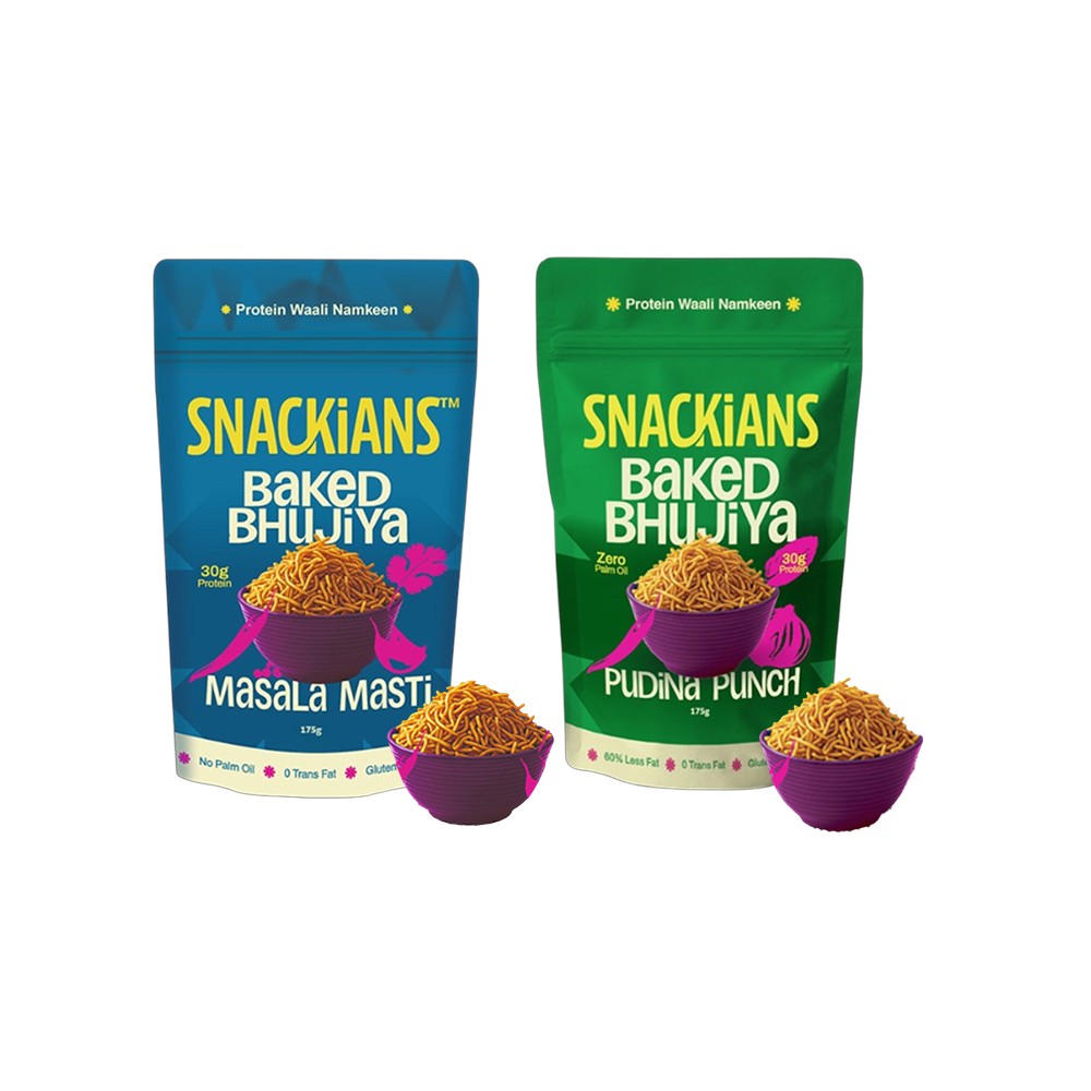 Snackians High-Protein Assorted Baked Bhujia