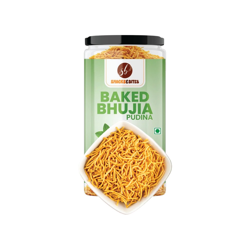 Snacks & Bites Baked Bhujia (Pudina)