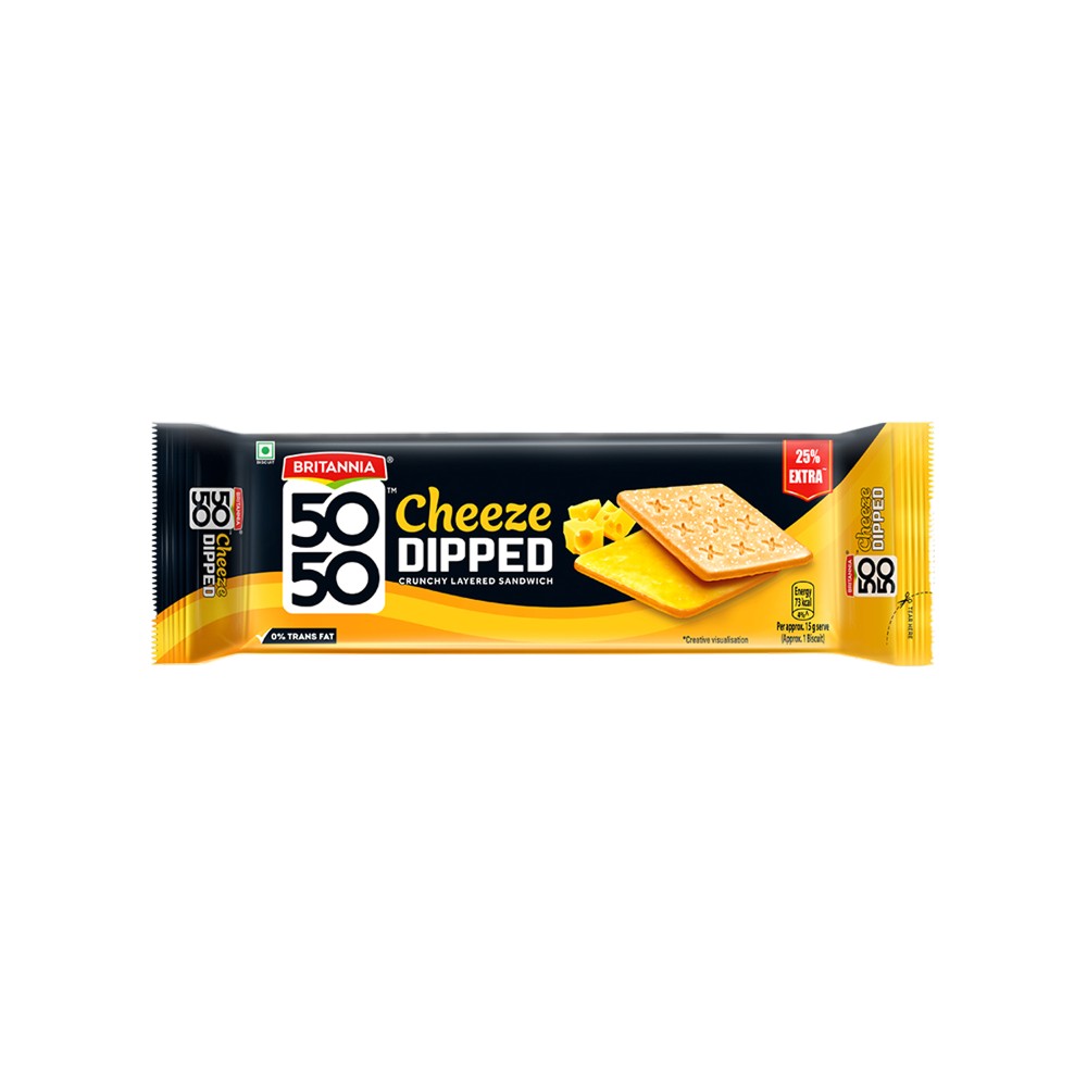 Britannia 5050 Cheeze Dipped Biscuit