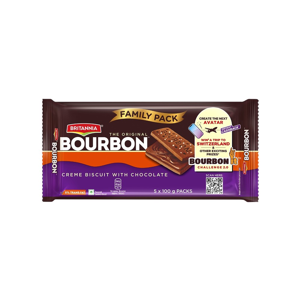 Britannia The Original Bourbon Creme Biscuit
