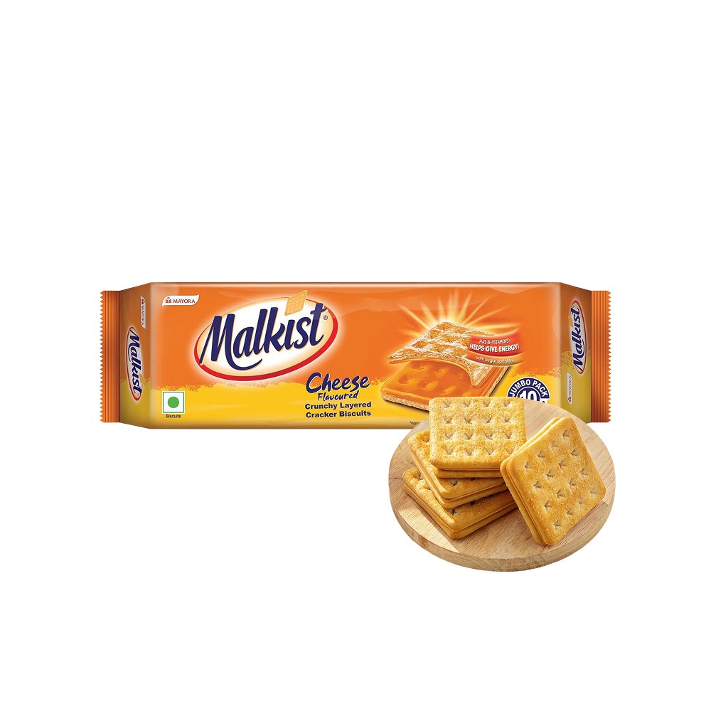 Malkist Cheese Flavoured Cracker Biscuit - Family Pack