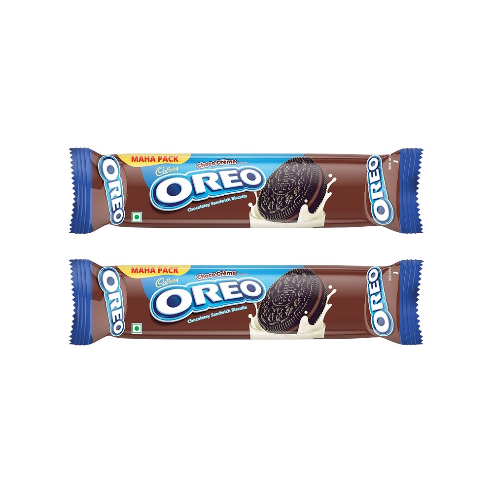 Oreo Chocolate Flavour Sandwich Cream Biscuits