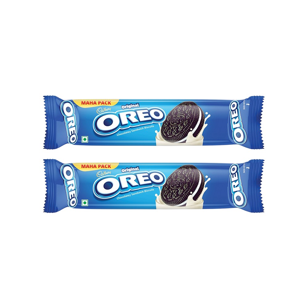 Oreo Vanilla Flavour Sandwich Cream Biscuits