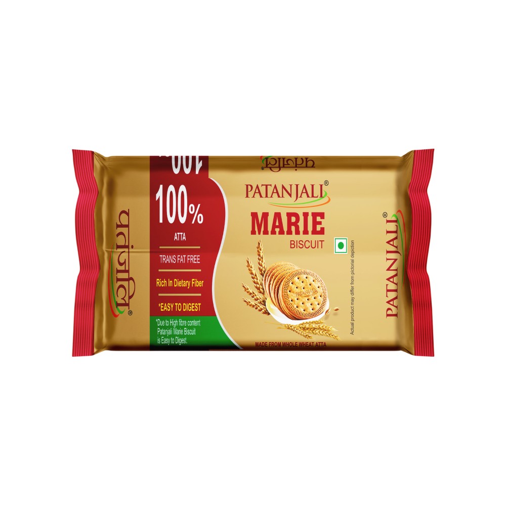 Patanjali Digestive Whole Wheat Marie Biscuits