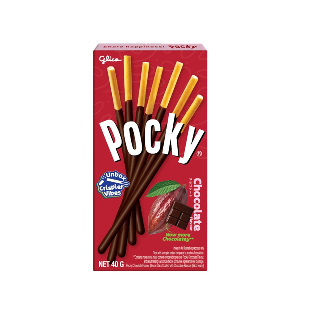 Pocky Chocolate Flavoured Biscuit Sticks