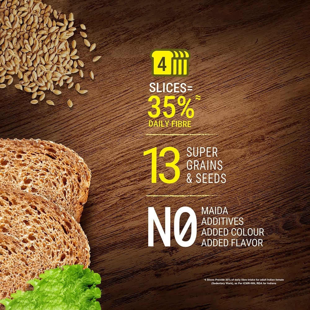 Baker's Loaf Zero Preservatives Multigrain Bread